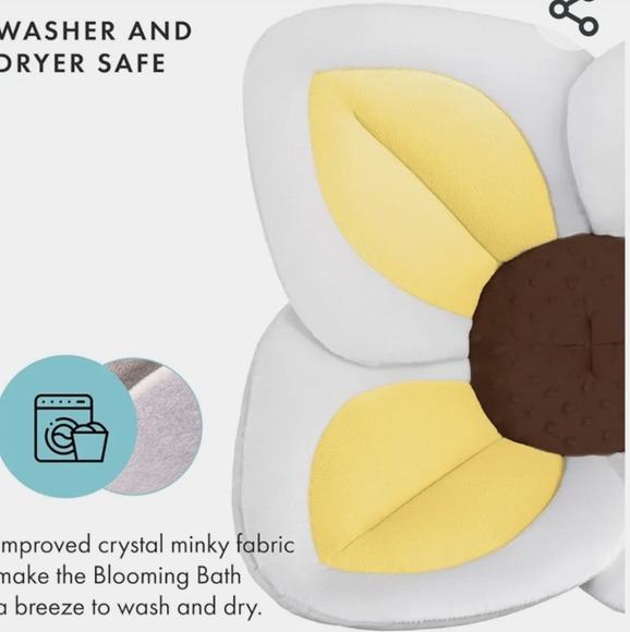 Blooming Bath Baby Bath Seat - Baby Tubs Newborn Infants - Picture 5 of 8